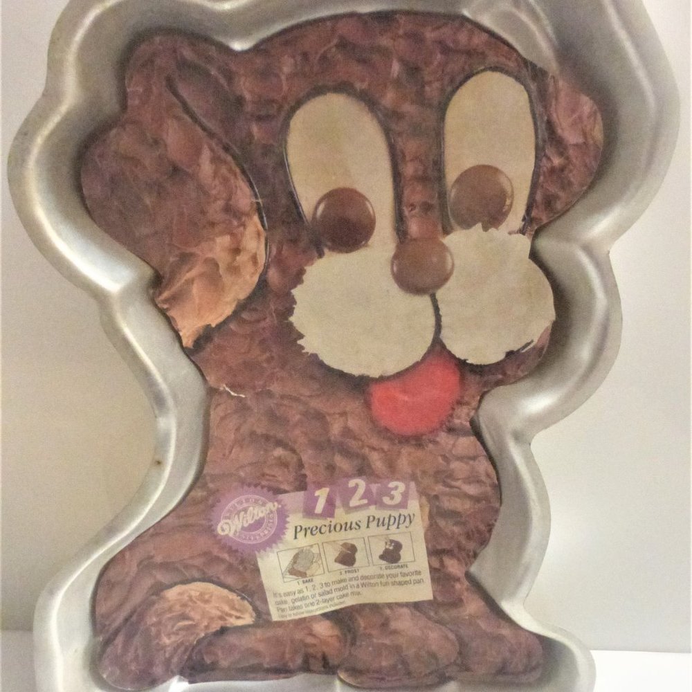 BNA 1991 Wilton PRECIOUS PUPPY Dog Cake Pan Dog Baking